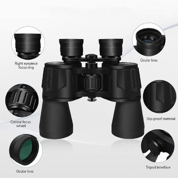 [US Warehouse] 20X50 Portable Waterproof Folding Zoom High-definition Day-view Binoculars