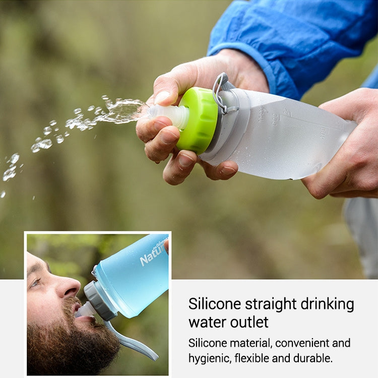 Outdoor Sports Foldable Portable Soft TPU Water Kettle, Capacity: 500ml, Random Color Delivery