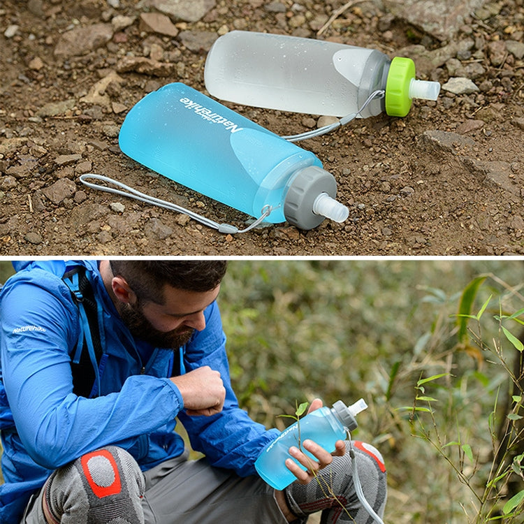 Outdoor Sports Foldable Portable Soft TPU Water Kettle, Capacity: 500ml, Random Color Delivery