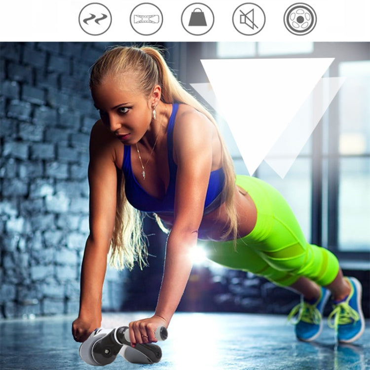 Folding Abdominal Roller Round Home Office Mute Fitness Equipment Sports for Man / Woman