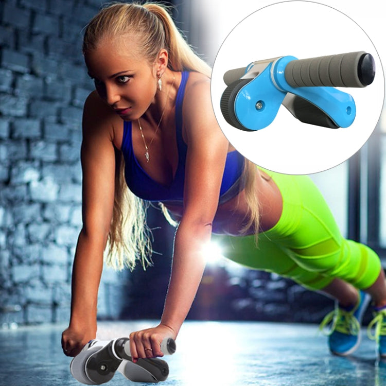 Folding Abdominal Roller Round Home Office Mute Fitness Equipment Sports for Man / Woman