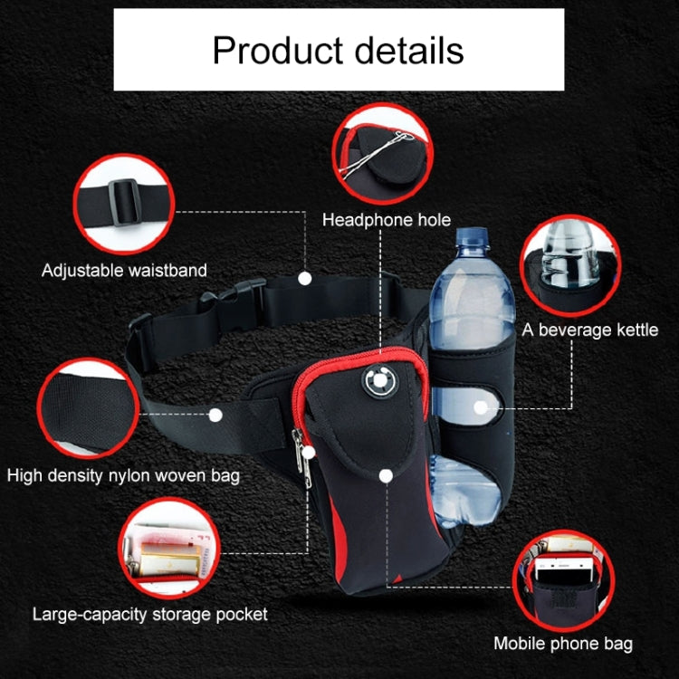 Multi-functional Unisex Running Outdoor Sports Water Bottle Waist Bag