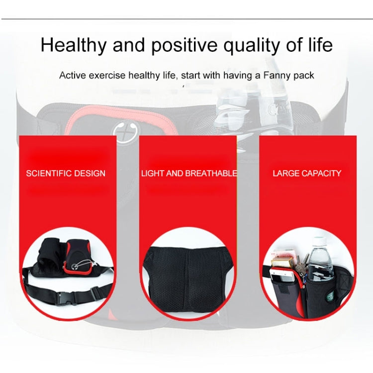 Multi-functional Unisex Running Outdoor Sports Water Bottle Waist Bag