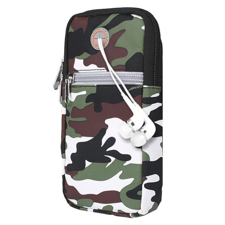 Universal 5.5 inch or Under Phone Zipper Multi-functional Sport Arm Case with Earphone Hole, For iPhone, Samsung, Sony, Oneplus, Xiaomi, Huawei, Meizu, Lenovo, ASUS, Cubot, Ulefone, Letv, DOOGEE, Vkworld, and other Smartphones(Green)