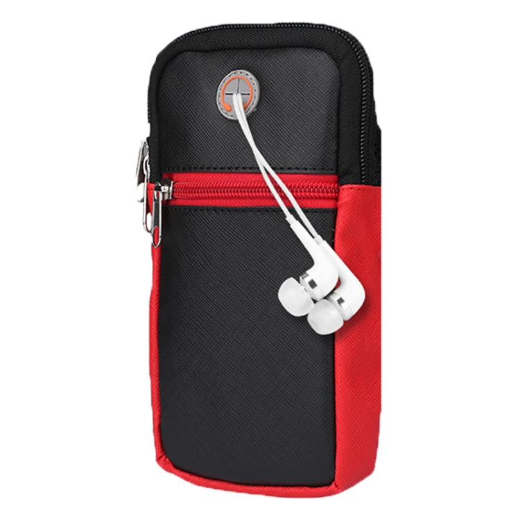 Universal 5.5 inch or Under Phone Zipper Multi-functional Sport Arm Case with Earphone Hole, For iPhone, Samsung, Sony, Oneplus, Xiaomi, Huawei, Meizu, Lenovo, ASUS, Cubot, Ulefone, Letv, DOOGEE, Vkworld, and other Smartphones