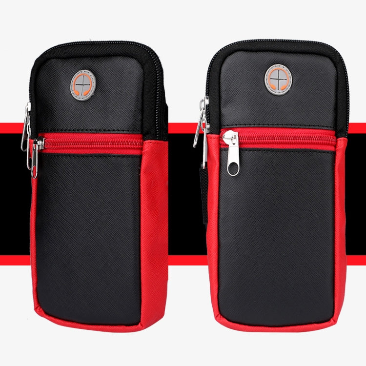Universal 5.5 inch or Under Phone Zipper Multi-functional Sport Arm Case with Earphone Hole, For iPhone, Samsung, Sony, Oneplus, Xiaomi, Huawei, Meizu, Lenovo, ASUS, Cubot, Ulefone, Letv, DOOGEE, Vkworld, and other Smartphones