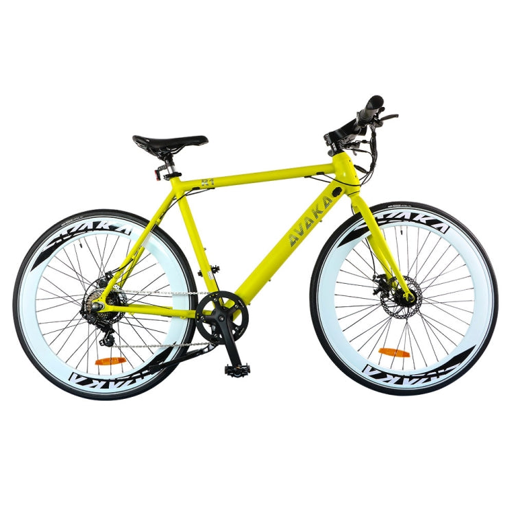 [EU Warehouse] AVAKA R1 250W 36V 9AH Electric Bicycle with 7 Gears Derailleur , EU Plug(Yellow)