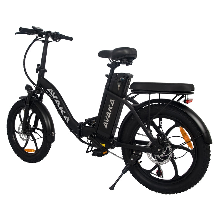 [EU Warehouse] AVAKA BZ20 PLUS 500W 48V 15AH Foldable Electric Bicycle with 7 Gears Derailleur & 20 inch Integrated Tires, EU Plug