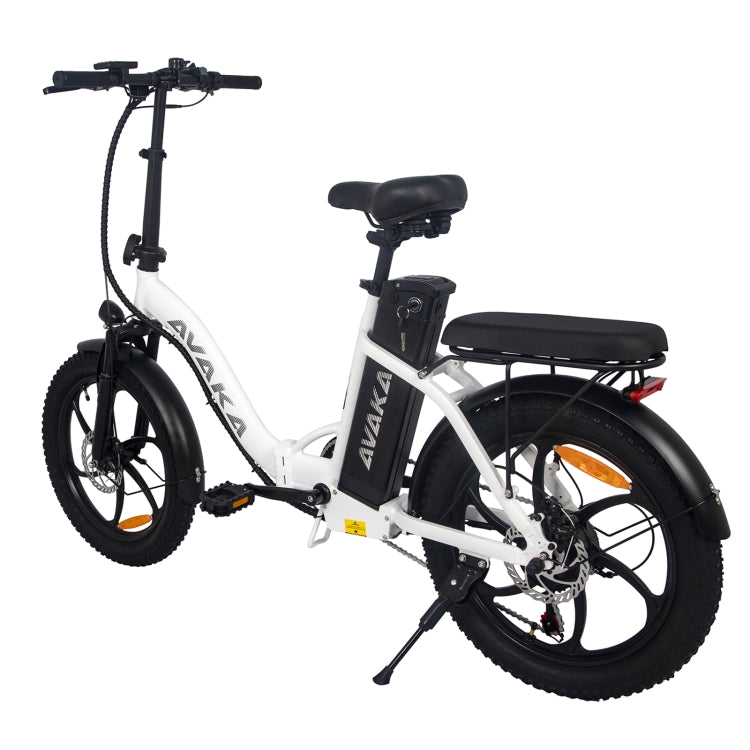 [EU Warehouse] AVAKA BZ20 PLUS 500W 48V 15AH Foldable Electric Bicycle with 7 Gears Derailleur & 20 inch Integrated Tires, EU Plug