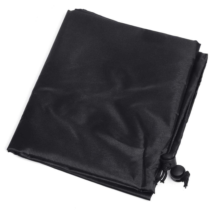 210D Oxford Cloth Outdoor Small Propane Tank Waterproof Dustproof UV Protection Cover (Black)