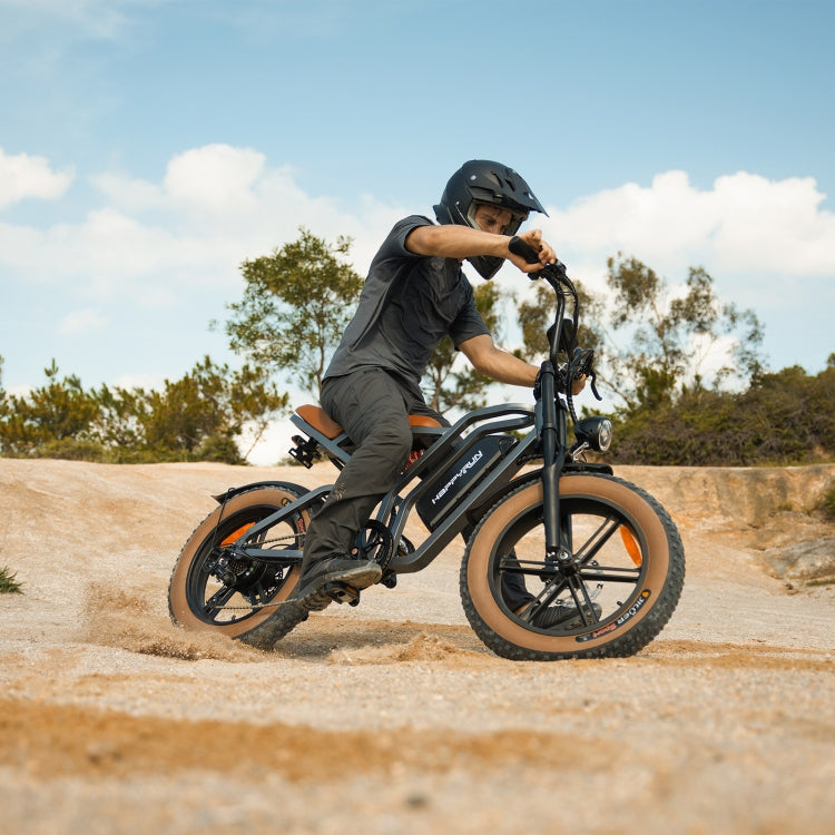 [US Warehouse] HAPPYRUN G60 750W 48V / 18AH Electric Bicycle with LED Display & 20 inch Tires, US Plug