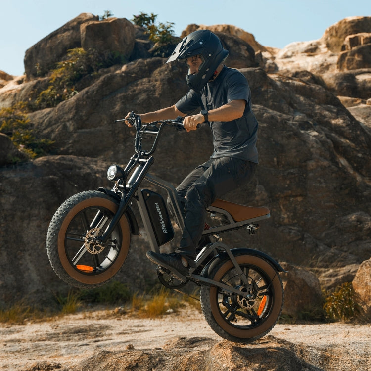 [US Warehouse] HAPPYRUN G60 750W 48V / 18AH Electric Bicycle with LED Display & 20 inch Tires, US Plug