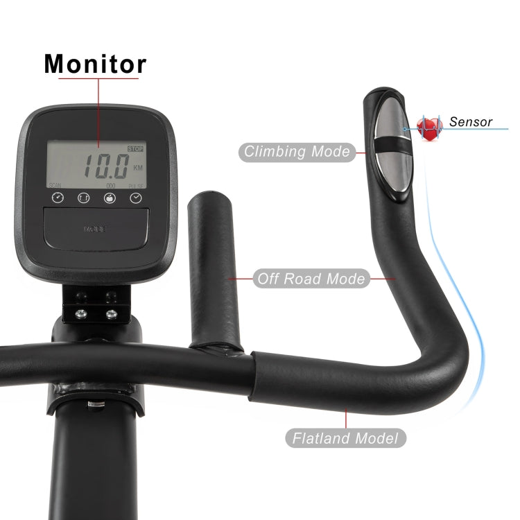 [UK Warehouse] Indoor Portable Exercise Spinning Bike with 4-way Adjustable Handle / Seat & 13kg Flywheel & LCD Display