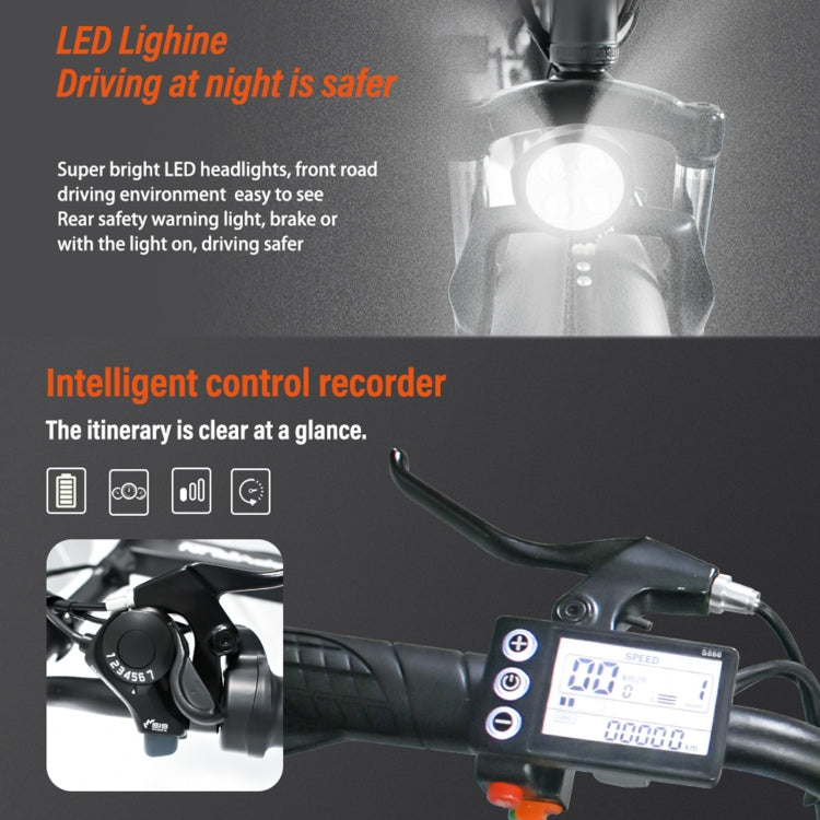 [EU Warehouse] HAPPYRUN HR-2006 350W 36V / 10AH Foldable Electric Bicycle with 20 inch Tires, EU Plug