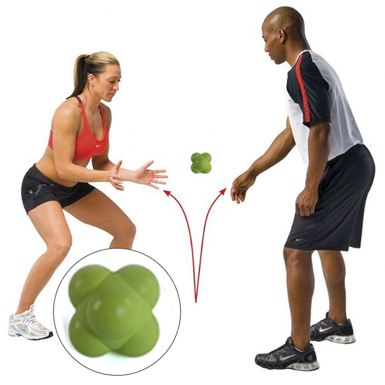 Hexagonal Reaction Ball Quickness and Agility Training Ball, Training Hand and Eye Coordination