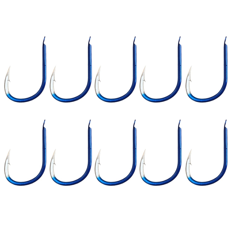 10 PCS 5 #  ISE Carbon Steel Fish Barbed Hook Fishing Hooks