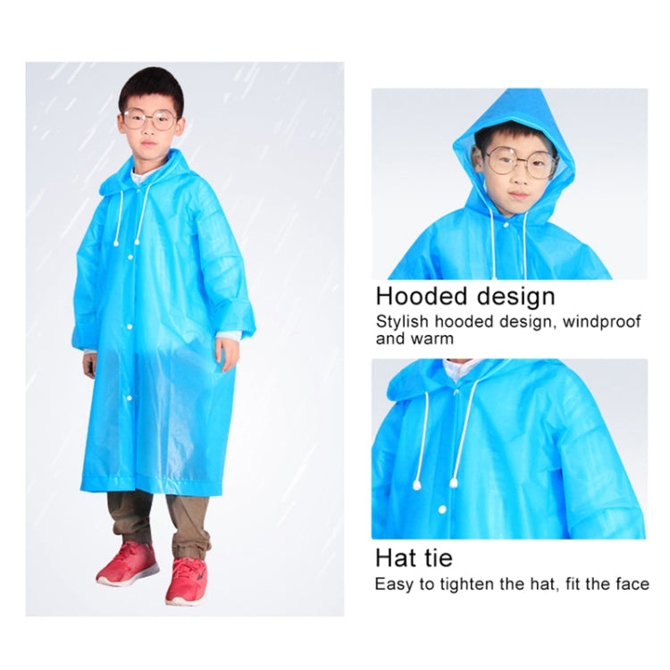 Outdoor Mountaineering Eva Thickened Children Fashion Raincoat Average Size