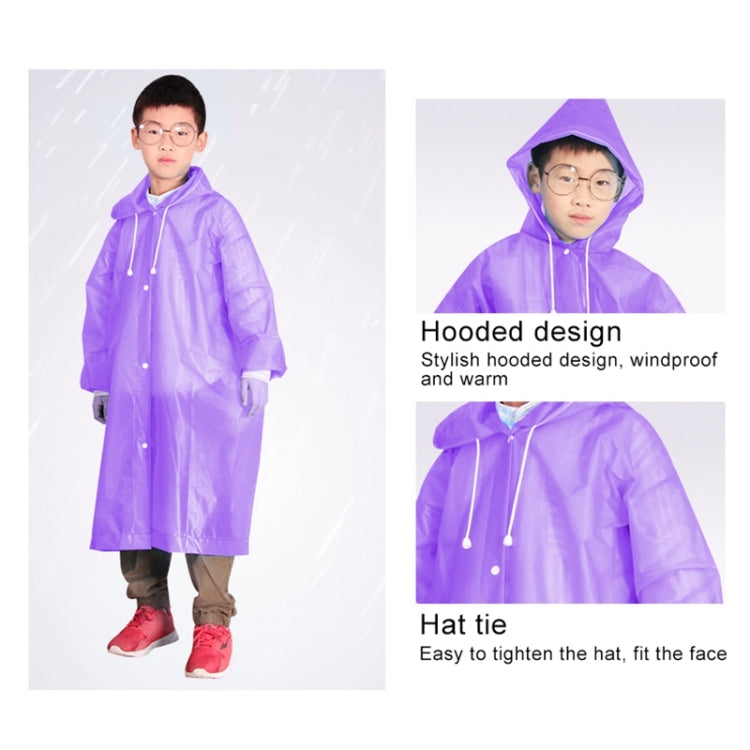 Outdoor Mountaineering Eva Thickened Children Fashion Raincoat Average Size