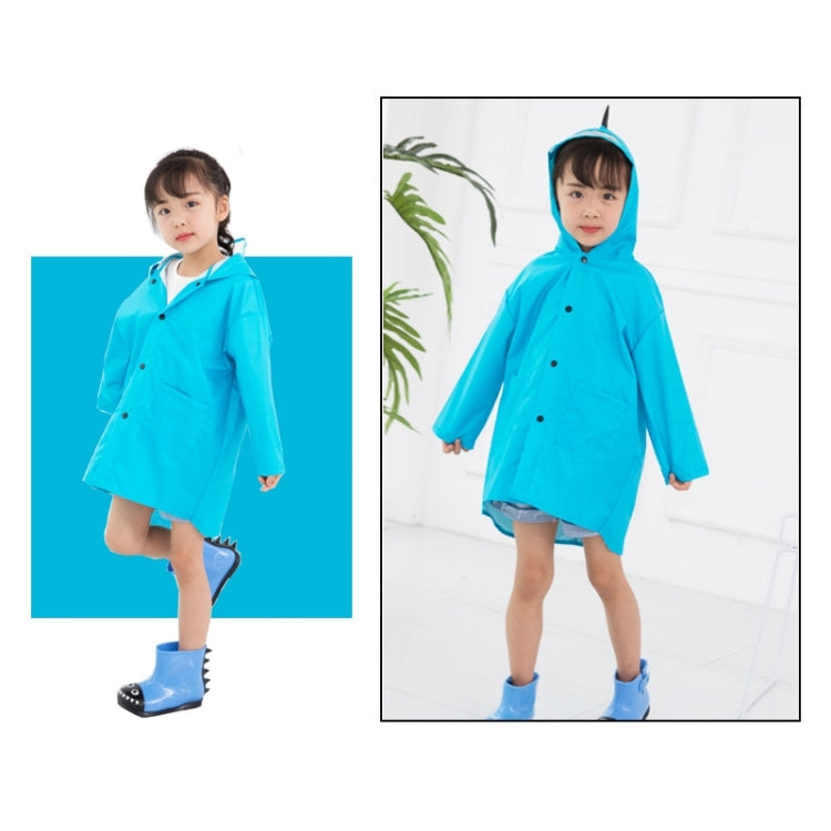 Cartoon Dinosaur Children Fashion Raincoat Size: S
