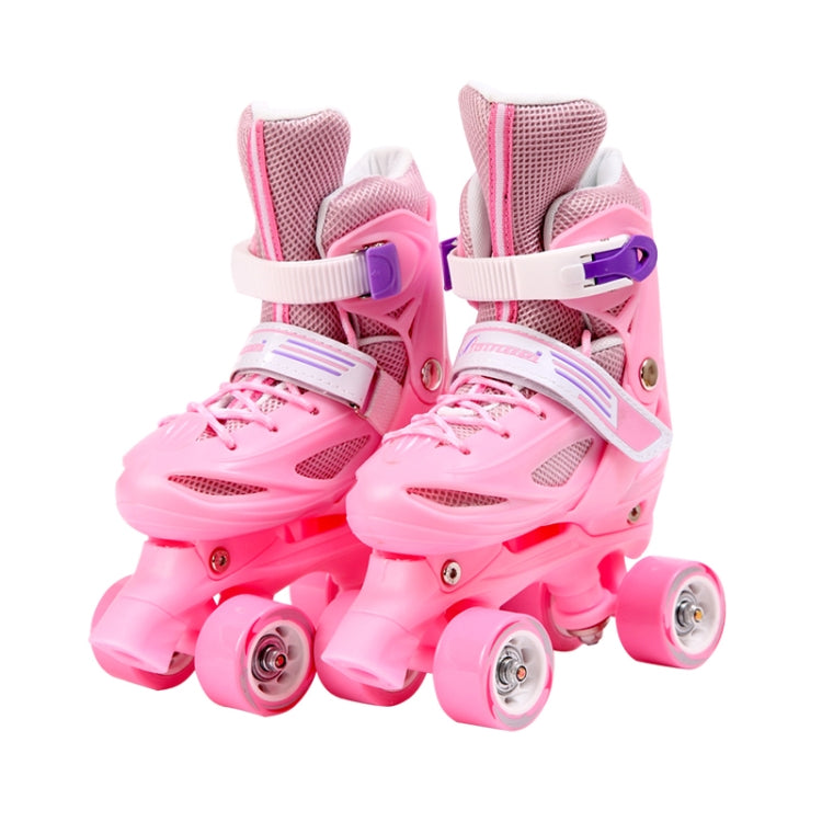 Banwei Children Double Row Four-wheel Roller Skates Skating Shoes, Size : XS