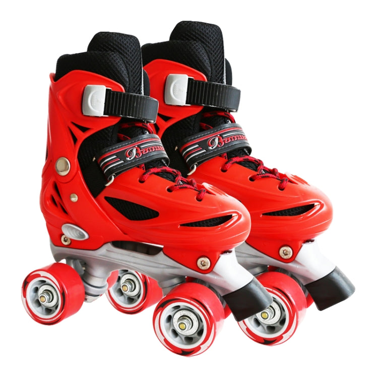Banwei Children Double Row Four-wheel Roller Skates Skating Shoes, Size : XS