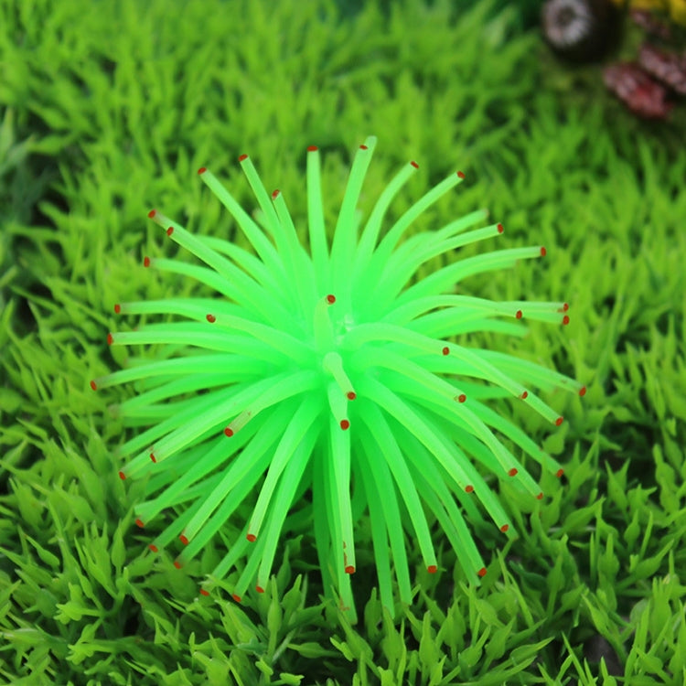 3 PCS Aquarium Articles Decoration TPR Simulation Sea Urchin Ball Coral with Point, Size: S, Diameter: 7cm