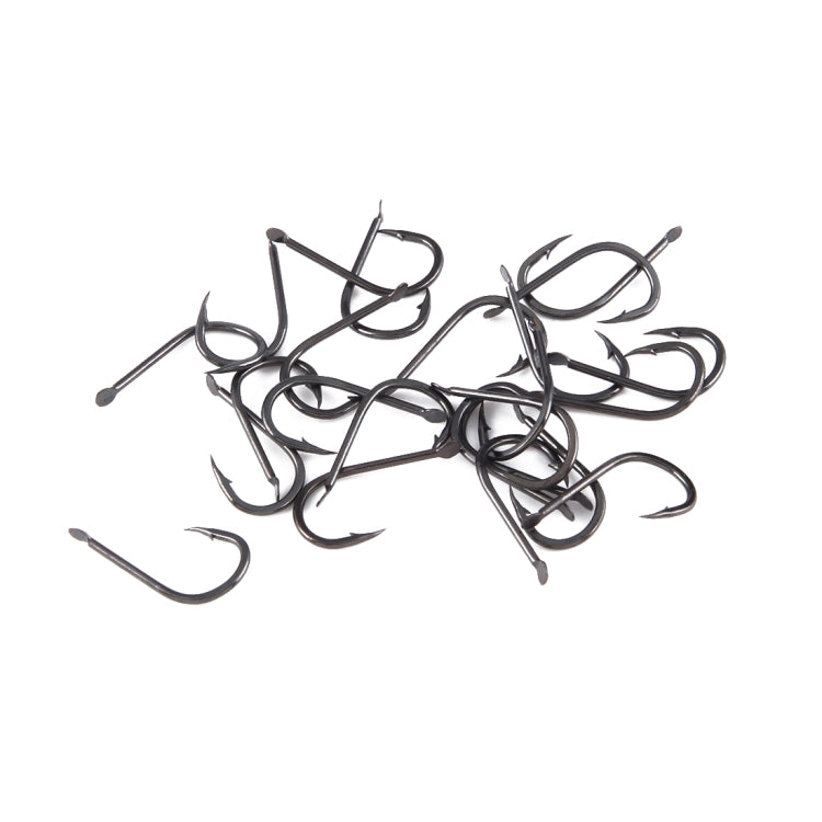 3# 100 PCS (Single Box) Carbon Steel Fish Barbed Hook Fishing Hooks without Hole