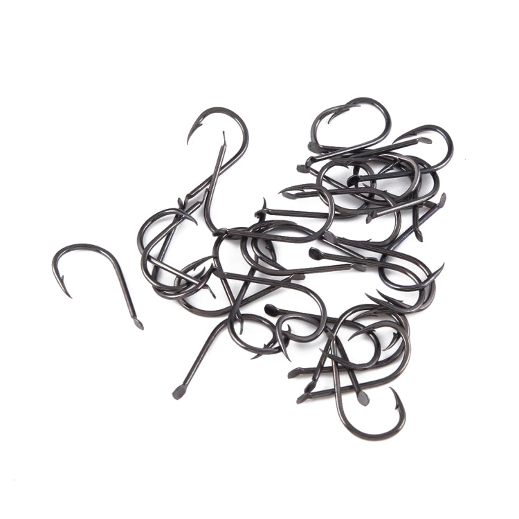 7# 70 PCS (Single Box) Carbon Steel Fish Barbed Hook Fishing Hooks without Hole