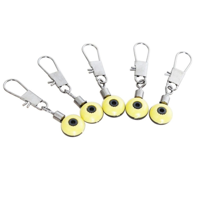 100 PCS Keychain Ring Style Fishing Sea Float Space Beans Float Stopper