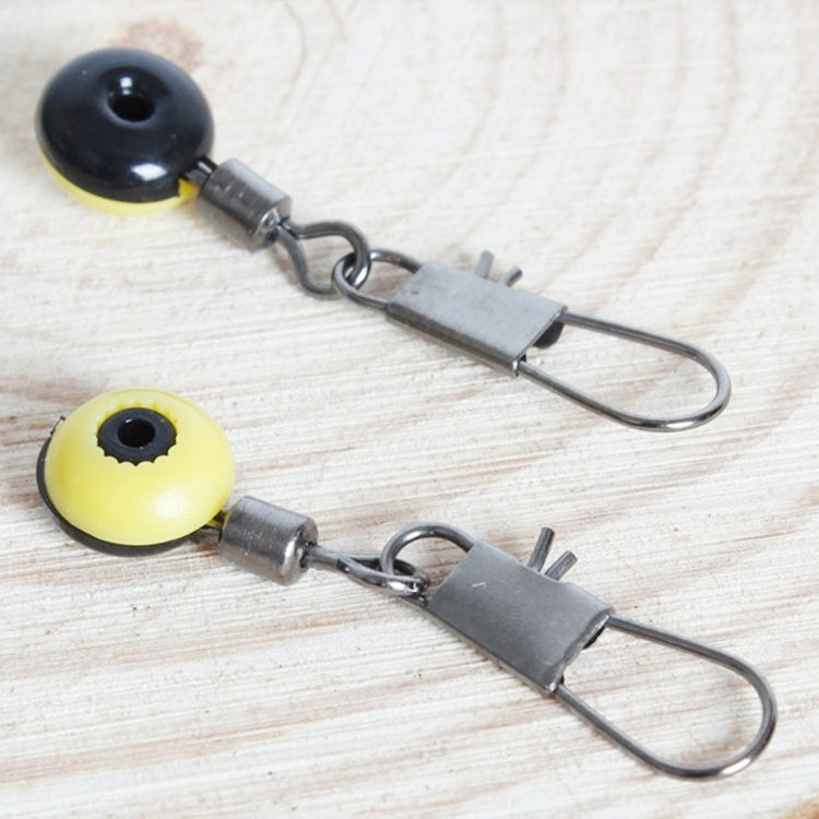 100 PCS Keychain Ring Style Fishing Sea Float Space Beans Float Stopper