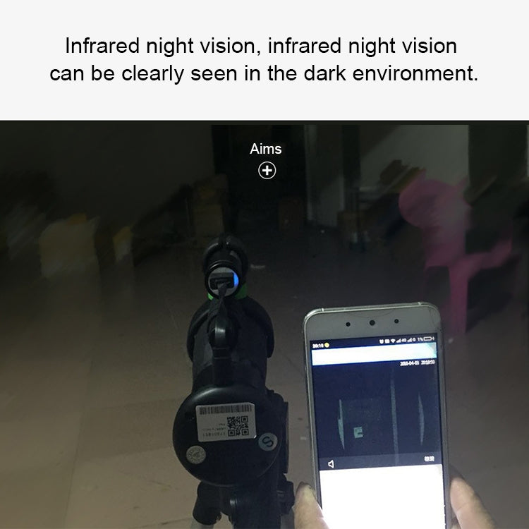 12X Portable High Definition Infrared Night Vision Monocular Telescope, Support Phone Photography / Video