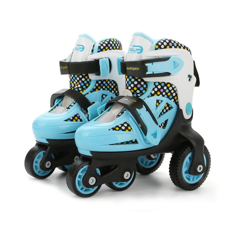 Adjustable Children Four-wheel Roller Skates Skating Shoes, Size : S