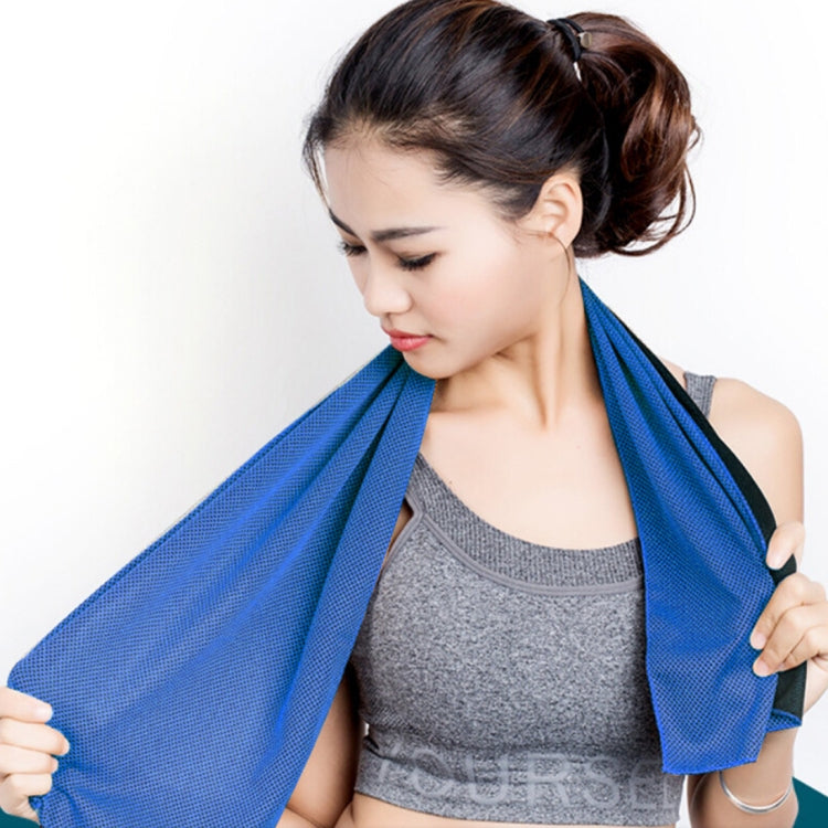 2 PCS Microfiber Fabric Gym Sports Towel Enduring Ice Towel, Size: 30*100cm