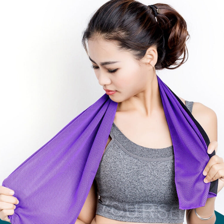 2 PCS Microfiber Fabric Gym Sports Towel Enduring Ice Towel, Size: 30*100cm