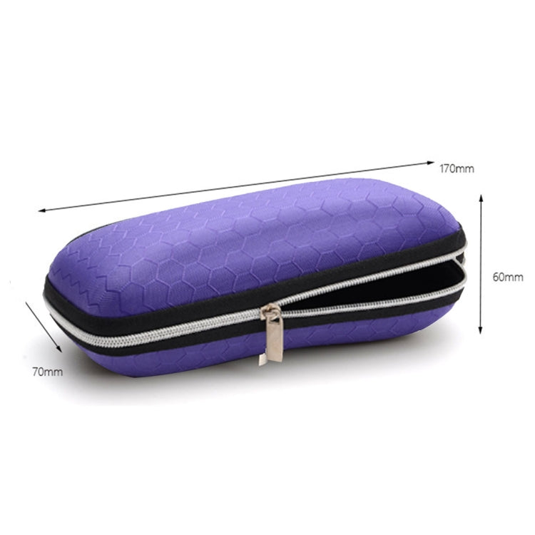 Sunglasses Crush Resistance Zipper Glasses Case Box, Size: 17*7*6cm