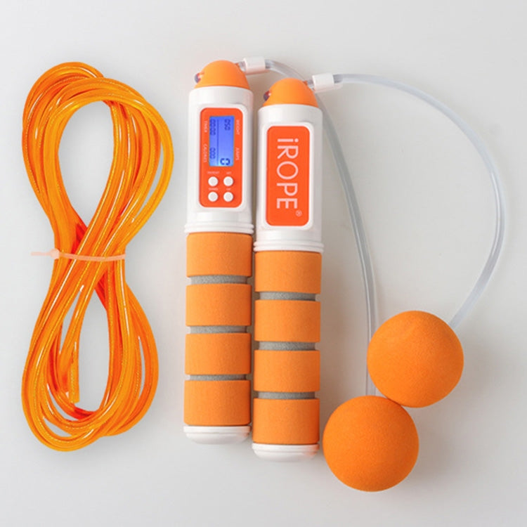 iROPE Professional Electronic Timer and Counter Skipping Rope with 4-button LCD Display