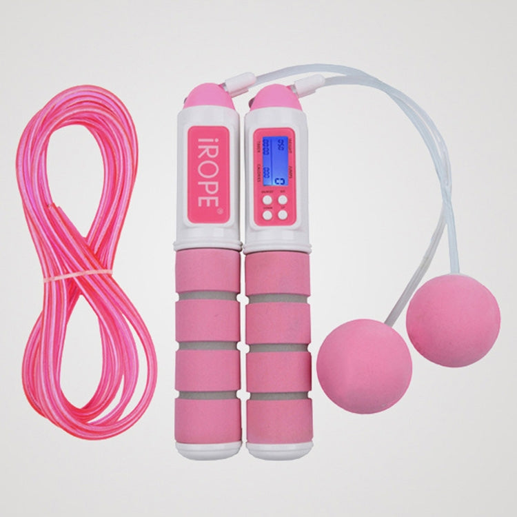 iROPE Professional Electronic Timer and Counter Skipping Rope with 4-button LCD Display