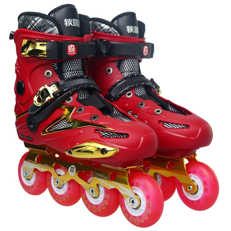 Dile Bear F35 Adult Single Row Four-wheel Roller Skates Skating Shoes, Size : 39