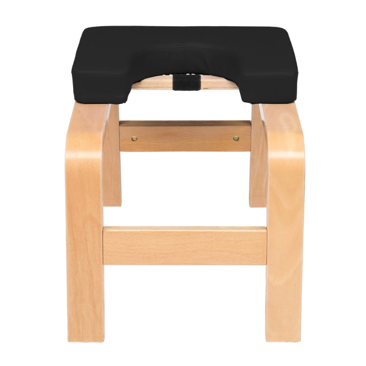 [US Warehouse] Wooden Yoga Inverted Stool Yoga Stretching Auxiliary Chair Home Fitness Equipment Supplies