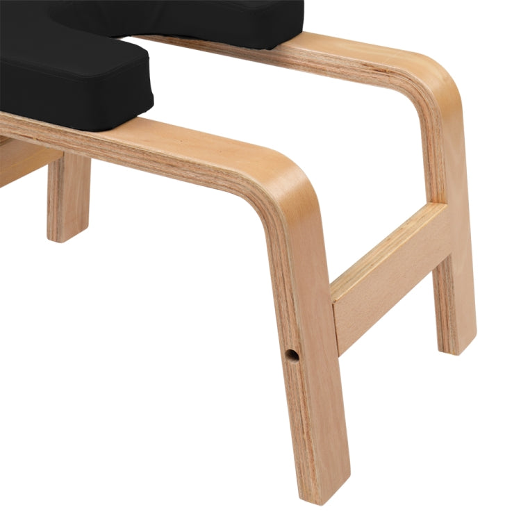 [US Warehouse] Wooden Yoga Inverted Stool Yoga Stretching Auxiliary Chair Home Fitness Equipment Supplies