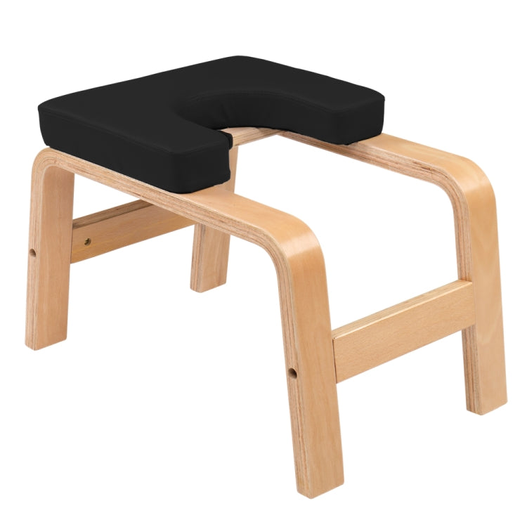 [US Warehouse] Wooden Yoga Inverted Stool Yoga Stretching Auxiliary Chair Home Fitness Equipment Supplies