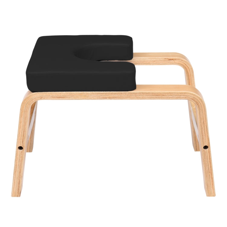 [US Warehouse] Wooden Yoga Inverted Stool Yoga Stretching Auxiliary Chair Home Fitness Equipment Supplies