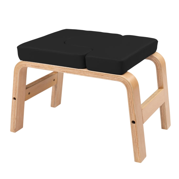 [US Warehouse] Wooden Yoga Inverted Stool Yoga Stretching Auxiliary Chair Home Fitness Equipment Supplies