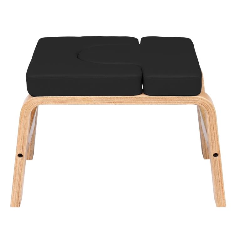 [US Warehouse] Wooden Yoga Inverted Stool Yoga Stretching Auxiliary Chair Home Fitness Equipment Supplies