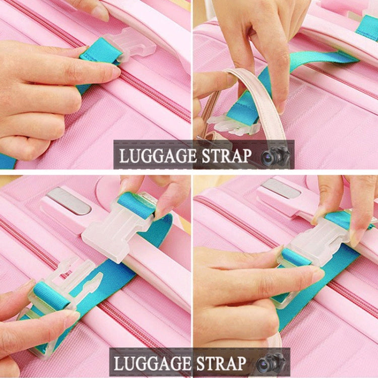 Transparent Hang Buckle External Strap for Travel Bag Travel Luggage