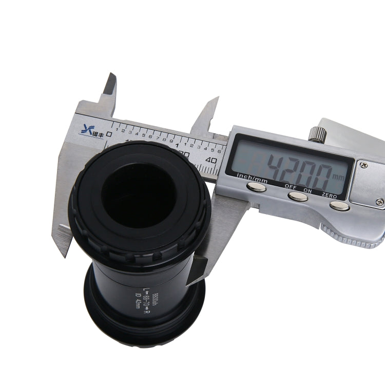 BB30 Press Fit Style Bottom Bracket Fits 68-73mm for SHIMANO / SRAM / FSA Mountain Bike (Black)