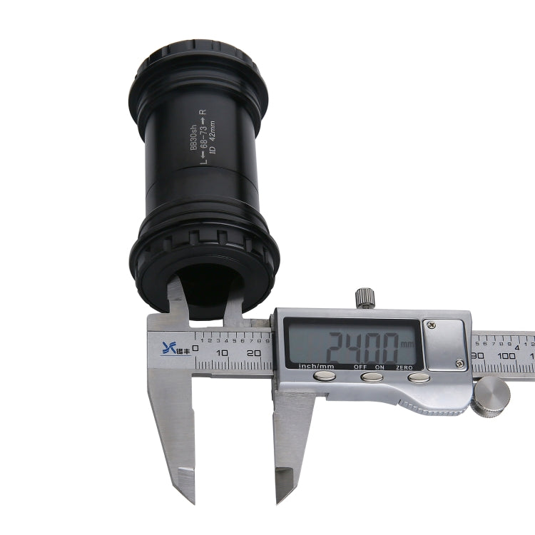 BB30 Press Fit Style Bottom Bracket Fits 68-73mm for SHIMANO / SRAM / FSA Mountain Bike (Black)