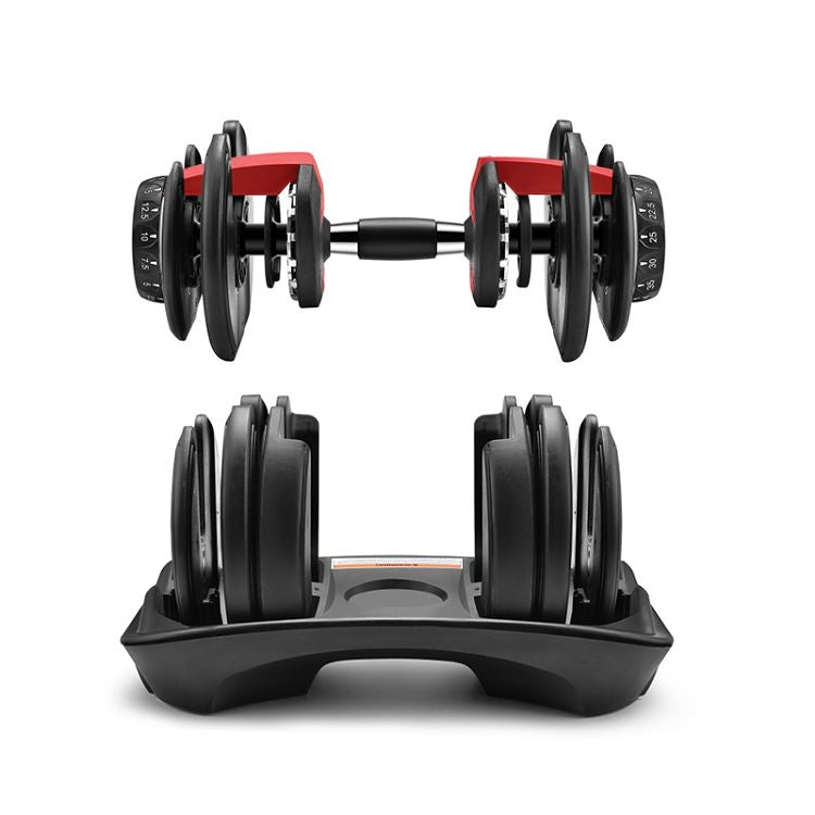 [US Warehouse] 5-52.5 lbs Heavy Duty Adjustable Dumbbell Muscle Training Fitness Equipment
