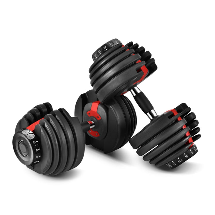 [US Warehouse] A Pair 5-52.5 lbs Heavy Duty Adjustable Dumbbell Muscle Training Fitness Equipment