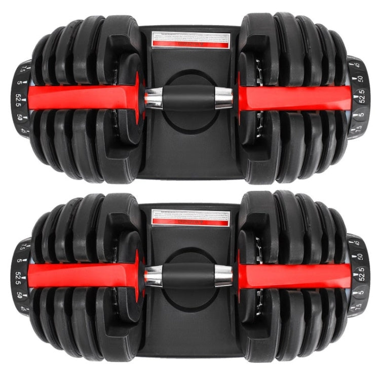 [US Warehouse] A Pair 5-52.5 lbs Heavy Duty Adjustable Dumbbell Muscle Training Fitness Equipment
